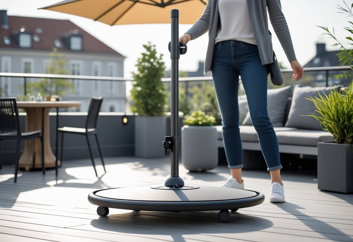 Sådan vælger du den rette parasolfod med hjul og håndtag til din terrasse på Amager